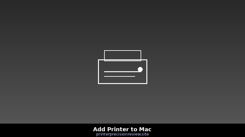 How to Add a Printer to a Mac: Every Connection Type